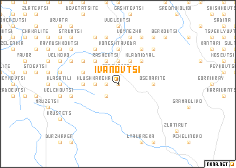 map of Ivanovtsi