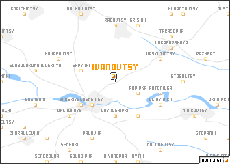 map of Ivanovtsy