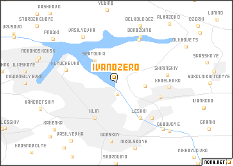 map of Ivan-Ozero