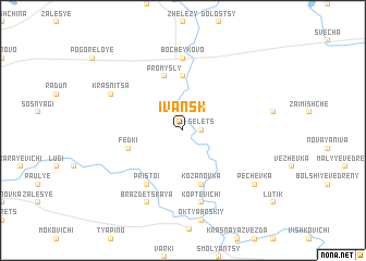 map of Ivansk