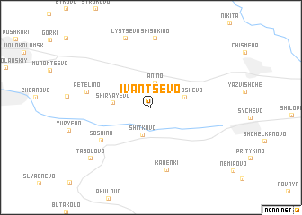 map of Ivantsëvo