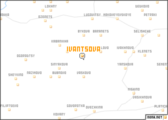 map of Ivantsova