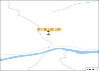 map of Ivanushkova