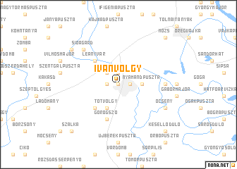 map of Ivánvölgy