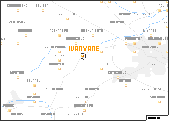 map of Ivanyane