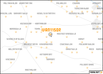 map of Iványi Sor