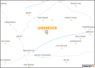 map of Ivashëvka