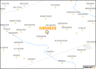 map of Ivashëvo