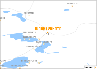 map of Ivashevskaya