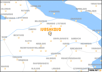 map of Ivashkovo