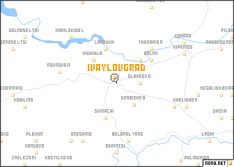 map of Ivaylovgrad