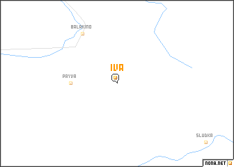 map of Iva