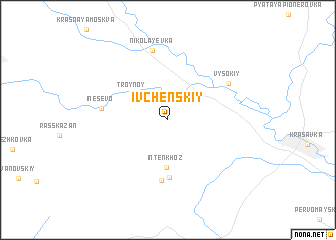 map of Ivchenskiy