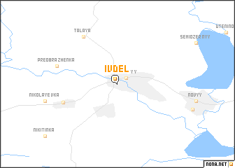 map of Ivdel\