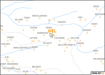 map of Īvel