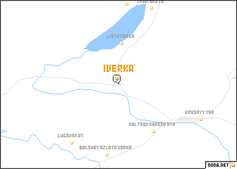 map of Iverka