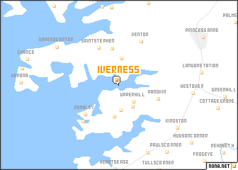 map of Iverness