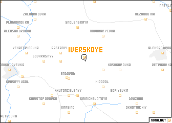 map of Iverskoye