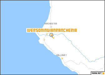 map of Iverson Indian Rancheria