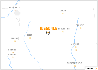 map of Ivesdale