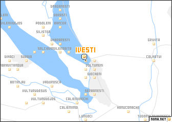 map of Iveşti