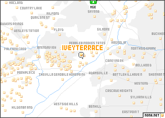 map of Ivey Terrace