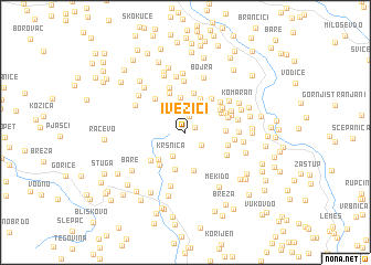 map of (( Ivezići ))
