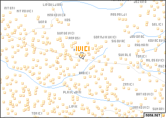 map of Ivići