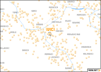 map of Ivići