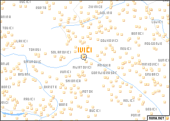 map of Ivići