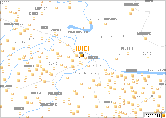 map of Ivići