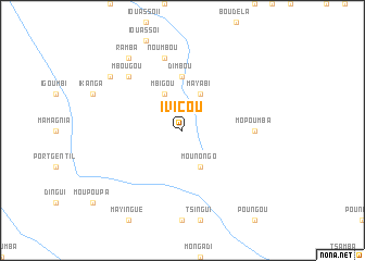 map of Ivicou