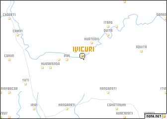 map of Ivicurí