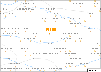 map of Iviers