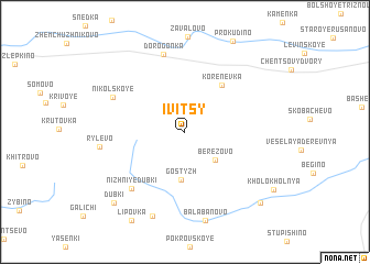 map of Ivitsy