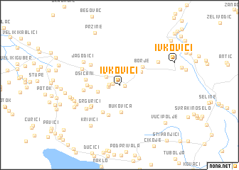 map of Ivkovići