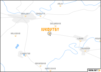 map of Ivkovtsy