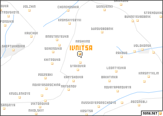 map of Ivnitsa