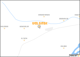 map of Ivolginsk