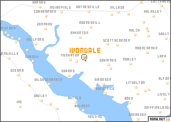 map of Ivondale