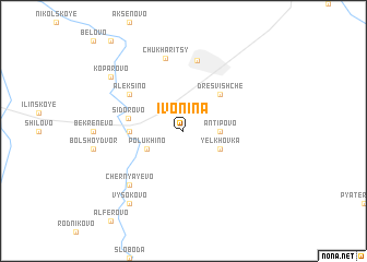 map of Ivonina