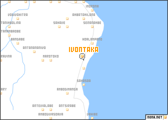 map of Ivontaka