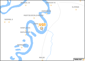 map of Ivón