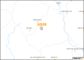 map of Ivorá