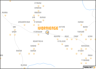 map of Ivornienge
