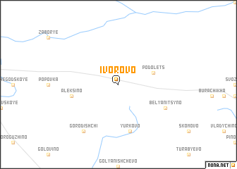 map of Ivorovo