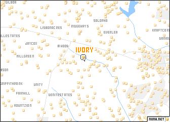 map of Ivory