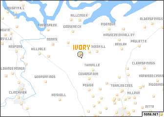 map of Ivory