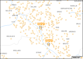 map of Ivoši