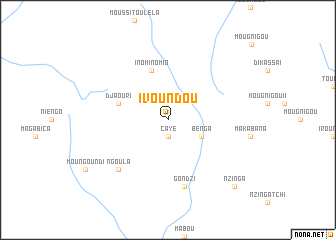 map of Ivoundou